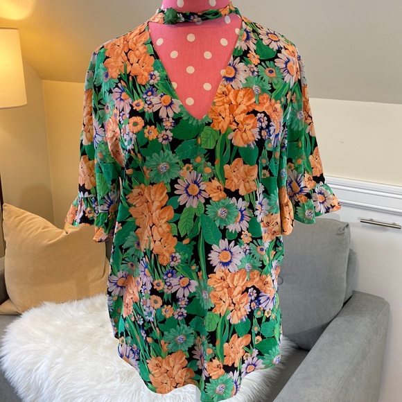 Sandro Silk Top - Picture 1 of 9